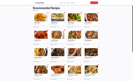 Recipe Finder screenshot